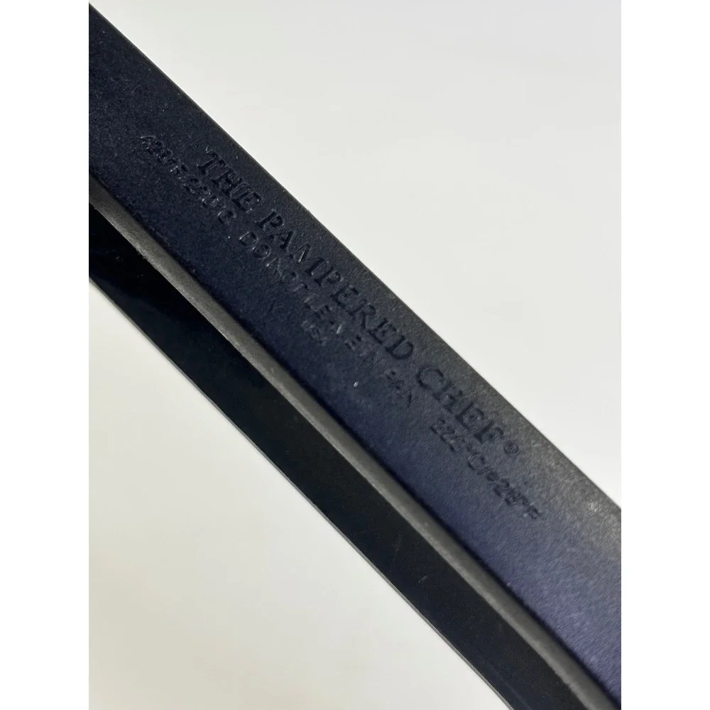 Pampered Chef Black Nylon Chef Tongs 12 Inch Heat Resistant 1957
